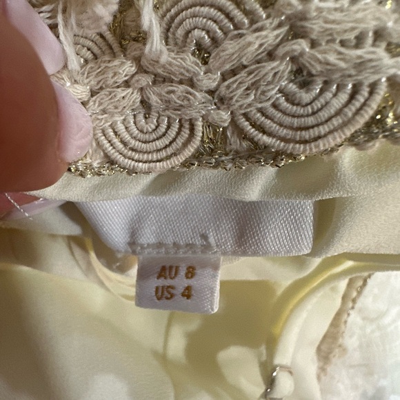 Boho Ivory Lace Corset Mini Dress - Picture 3 of 3